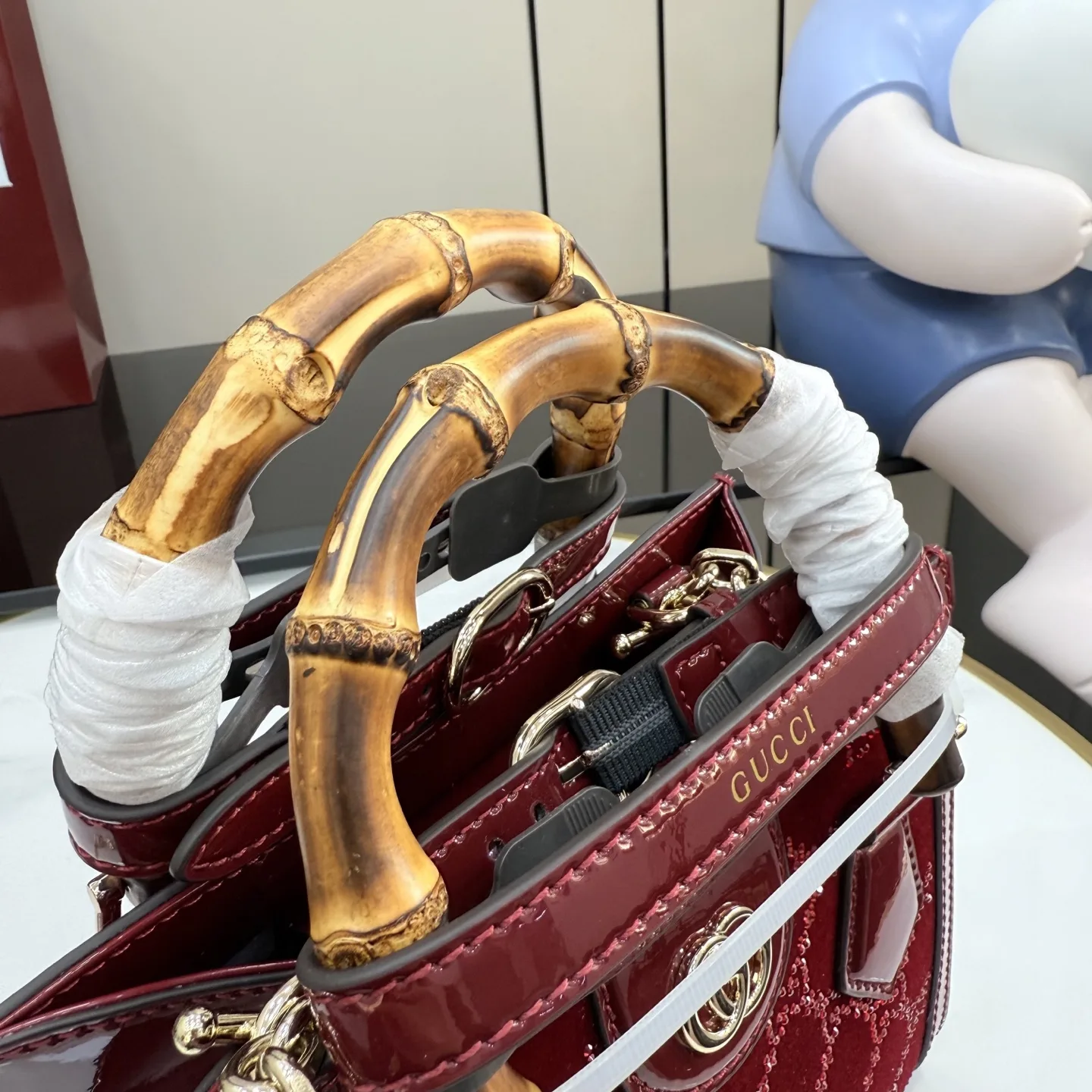 Gucci Gold GG Supreme Canvas Crossbody Bag product photo from LabelPicks