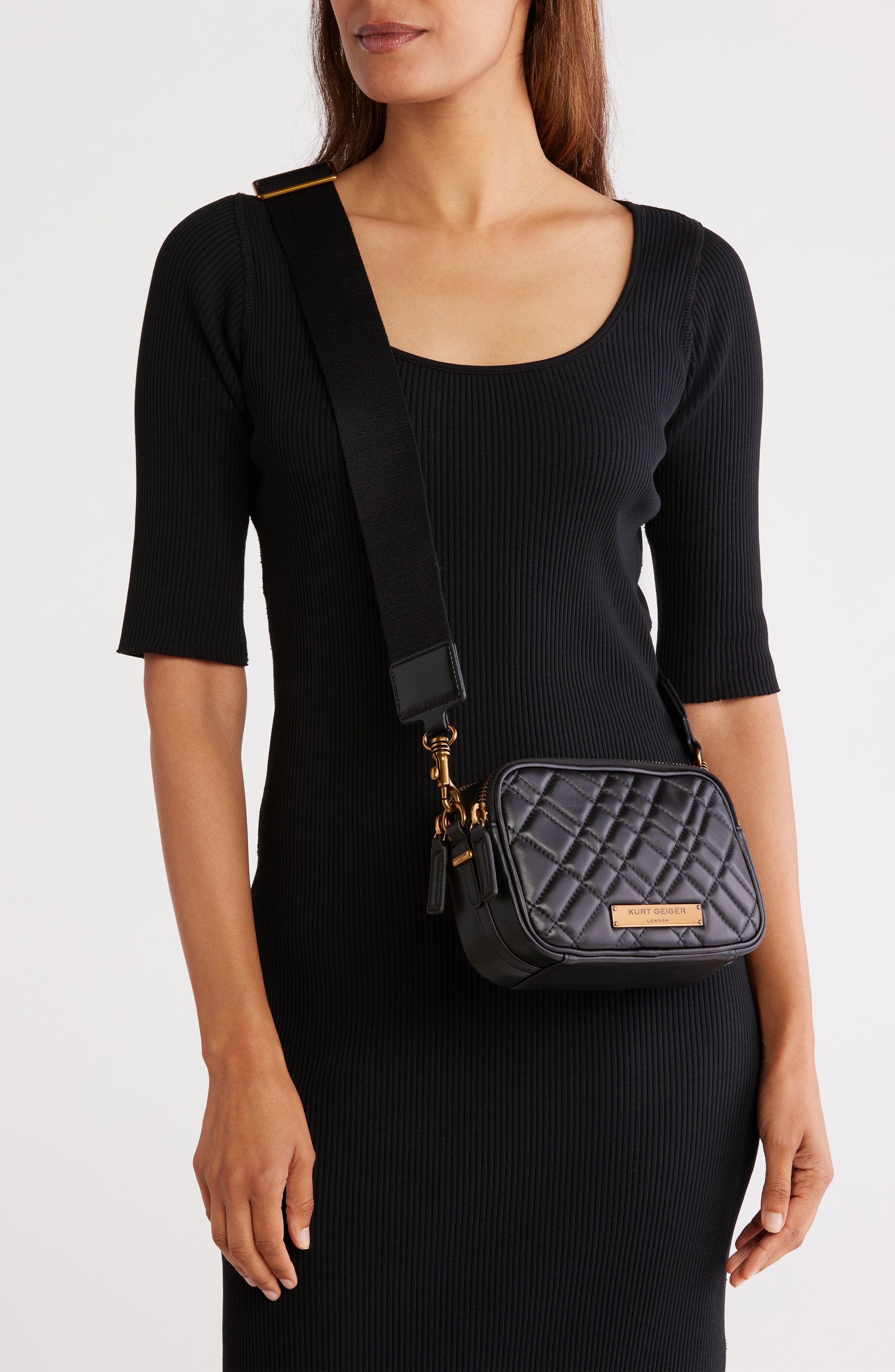 Kurt Geiger London Brixton Double Zip Camera Bag