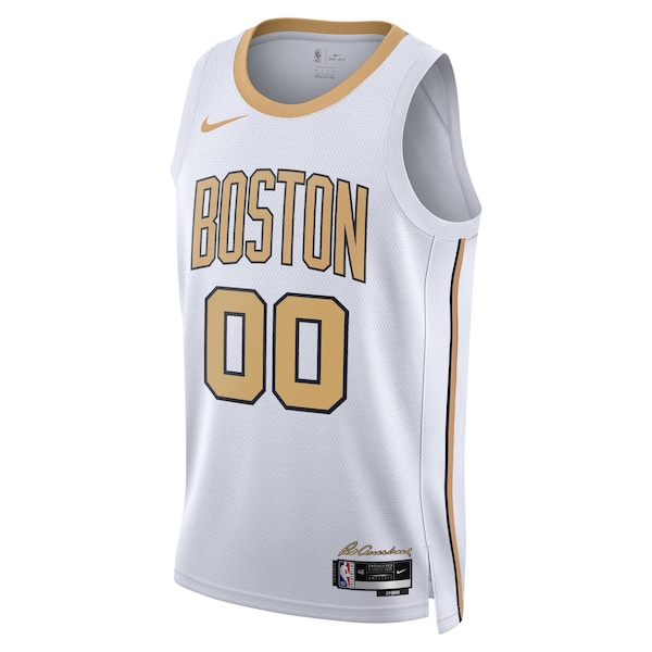 Boston Celtics Nike Unisex 2025/26 City Edition Swingman Custom Jersey - White