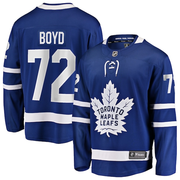 Travis Boyd Toronto Maple Leafs  Home Breakaway Jersey - Blue