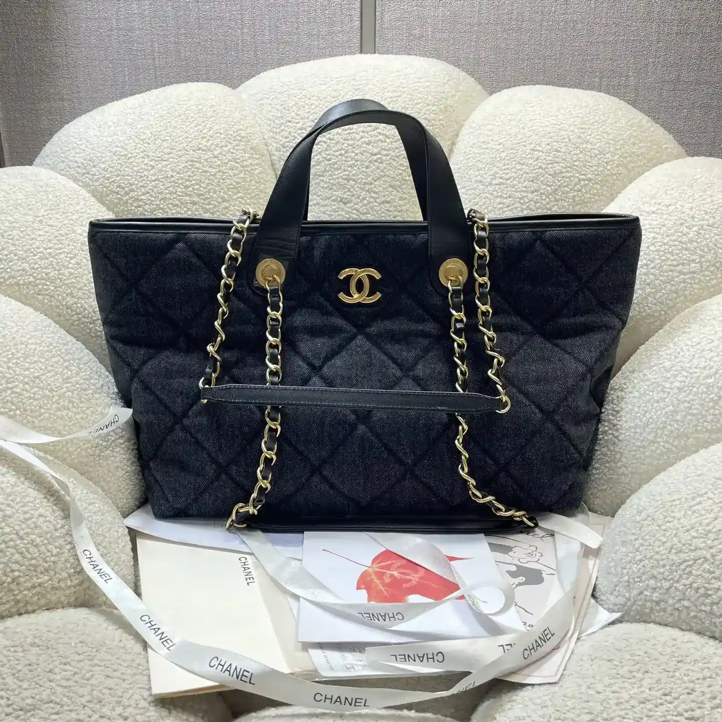 Chanel Gold Quilted Leather Tote Bag product photo from LabelPicks