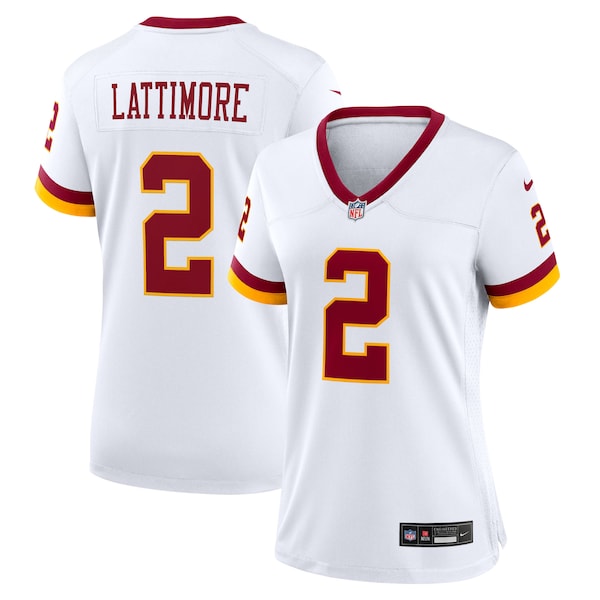 Marshon Lattimore Washington Commanders Nike Women's Game Super Bowl Era Jersey - White