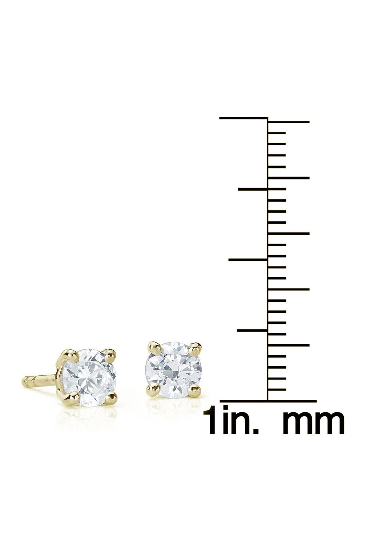 SUZY LEVIAN 14K Yellow Gold Diamond Stud Earrings - 0.50ctw