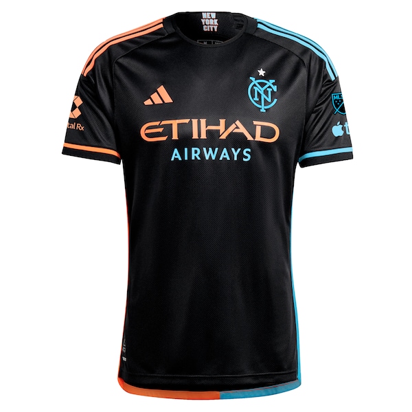 Maximiliano Moralez New York City FC adidas 2024 24/7 Kit Authentic Player Jersey - Black