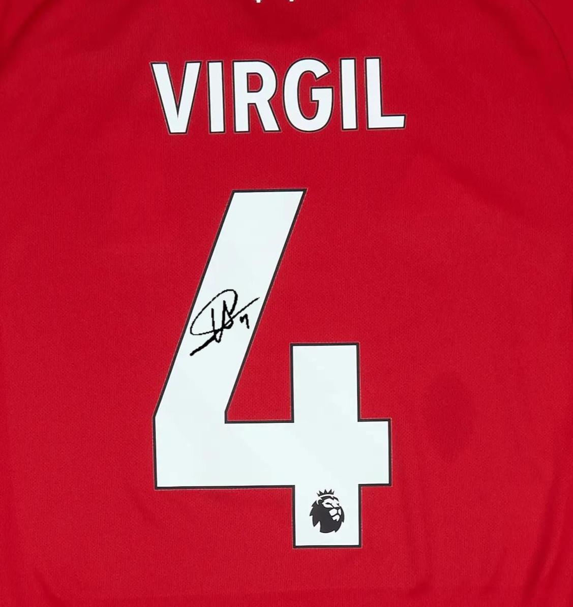 Virgil Van Dijk SIGNED Liverpool 25/26 Home Jersey/Shirt - COA - 2025