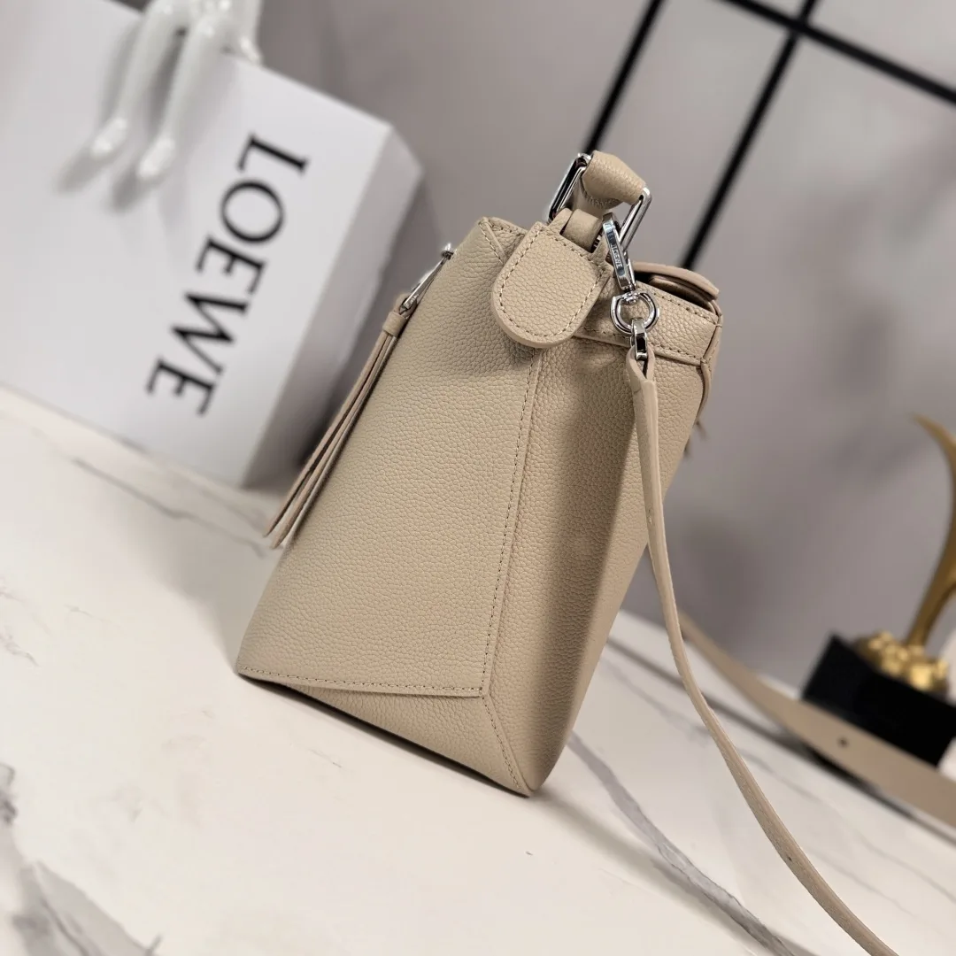Loewe Grained Leather Puzzle Top Handle Bag product photo from LabelPicks