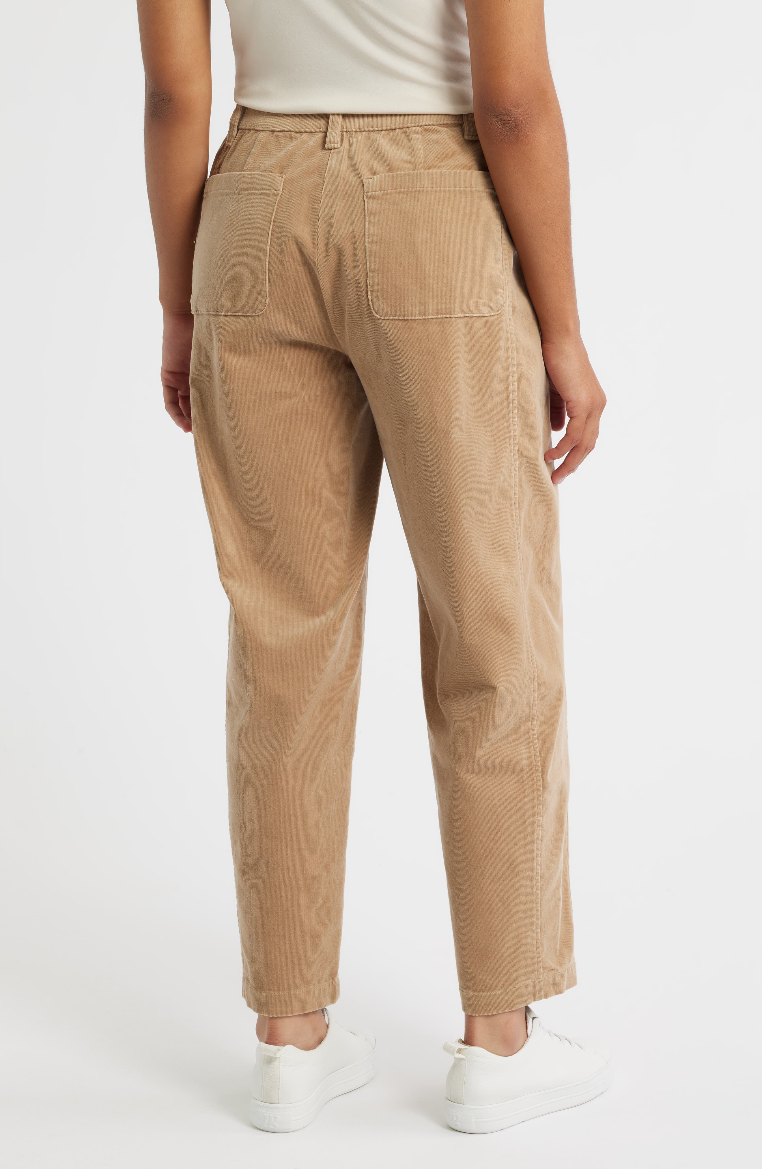 Eileen Fisher Ankle Lantern Corduroy Pants