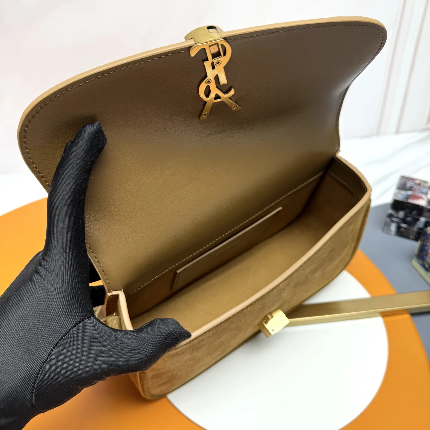 Saint Laurent Lambskin Shoulder Bag product photo from LabelPicks