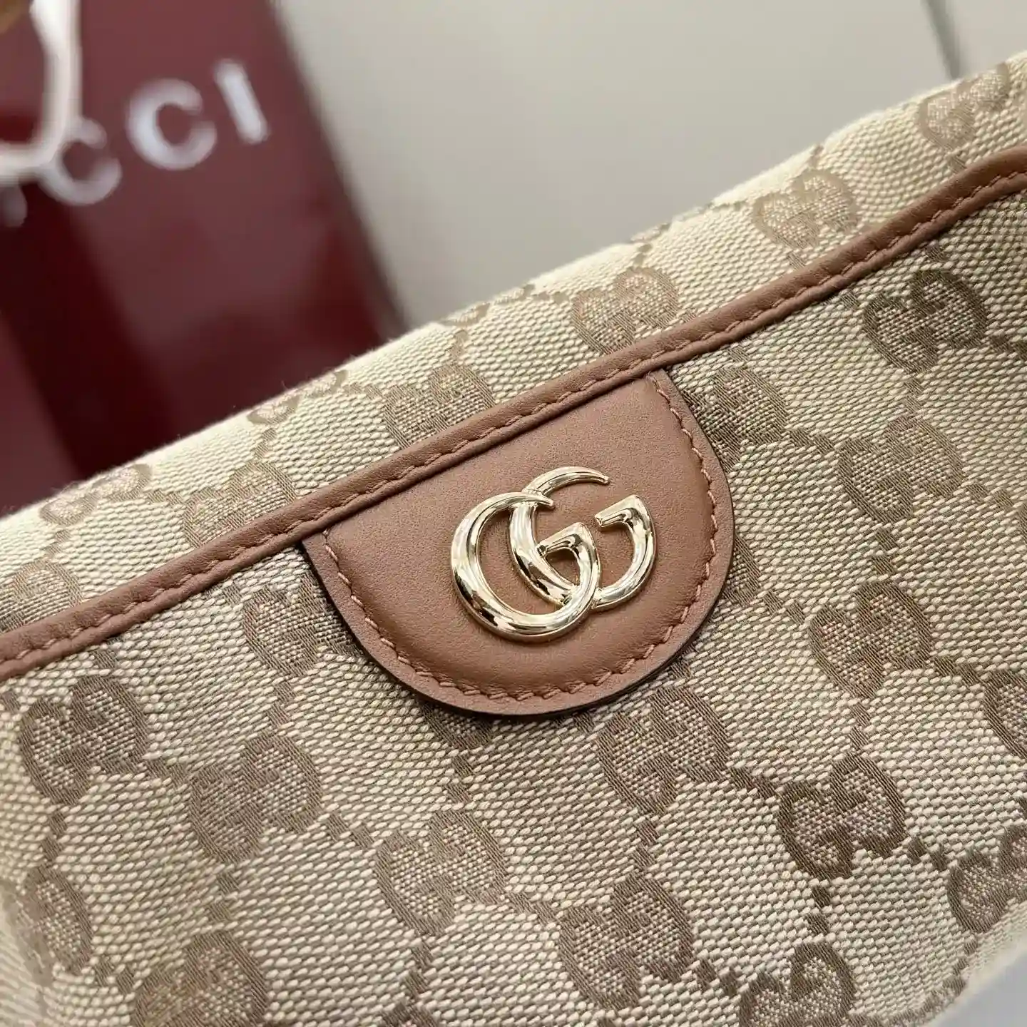 Gucci Brown GG Supreme Canvas Top Handle Bag product photo from LabelPicks