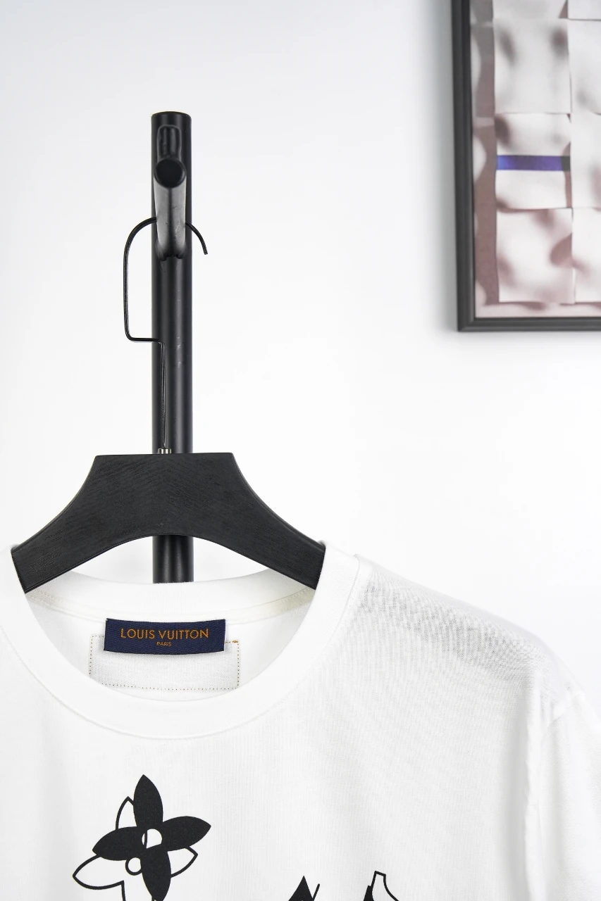 Louis Vuitton White Sketch Monogram Print T-Shirt product photo from LabelPicks