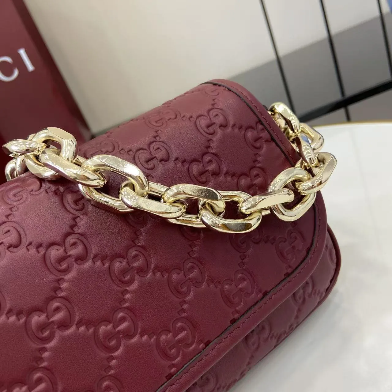 Gucci Red Calfskin Crossbody Bag product photo from LabelPicks