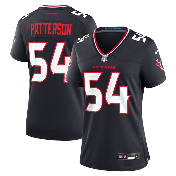 Jarrett Patterson Houston Texans Nike Women's Team Game Jersey -  Navy