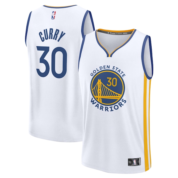 Stephen Curry Golden State Warriors  Fast Break Replica Jersey - Association Edition - White