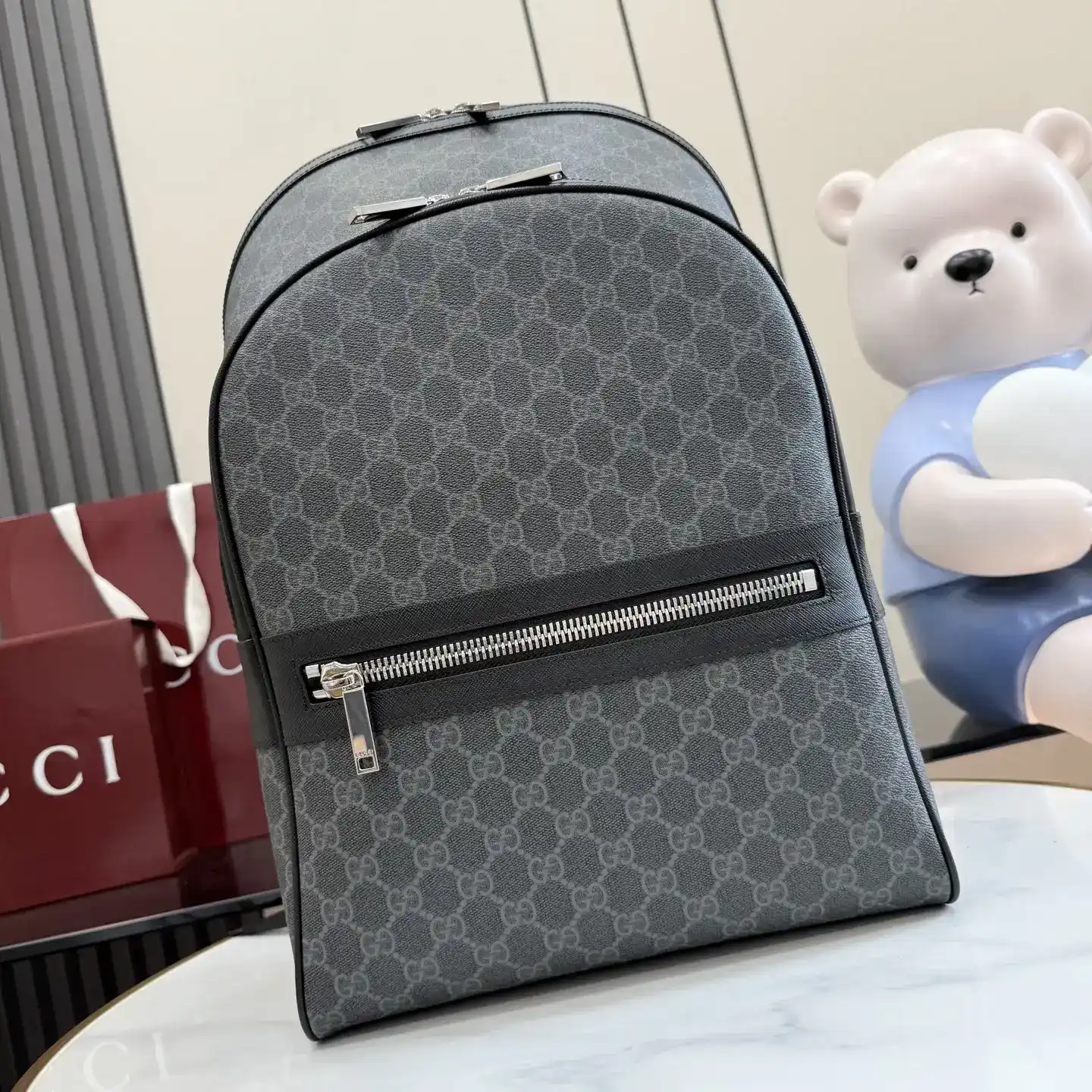 Gucci Black Nylon Backpack product photo from LabelPicks