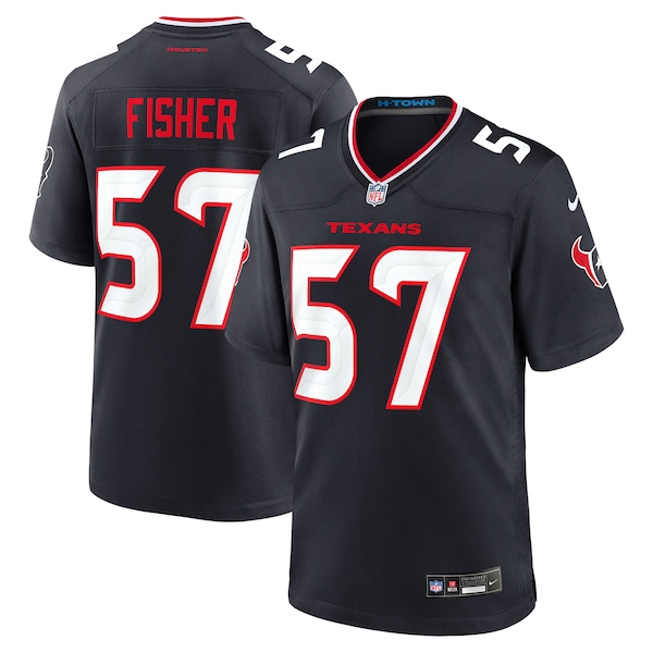Blake Fisher Houston Texans Nike Team Game Jersey -  Navy