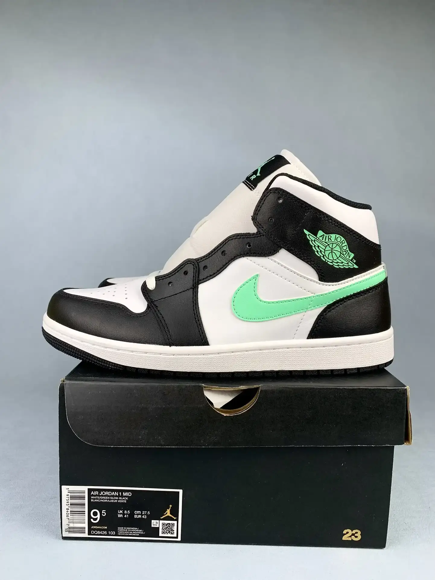 Air Jordan 1 Mid “Green Glow” Shoes product photo from LabelPicks