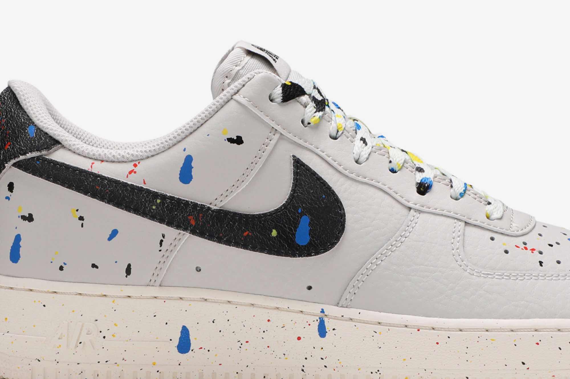 Nike Air Force 1 ’07 LV8 ‘Paint Splatter – Light Bone’ CZ0339-001