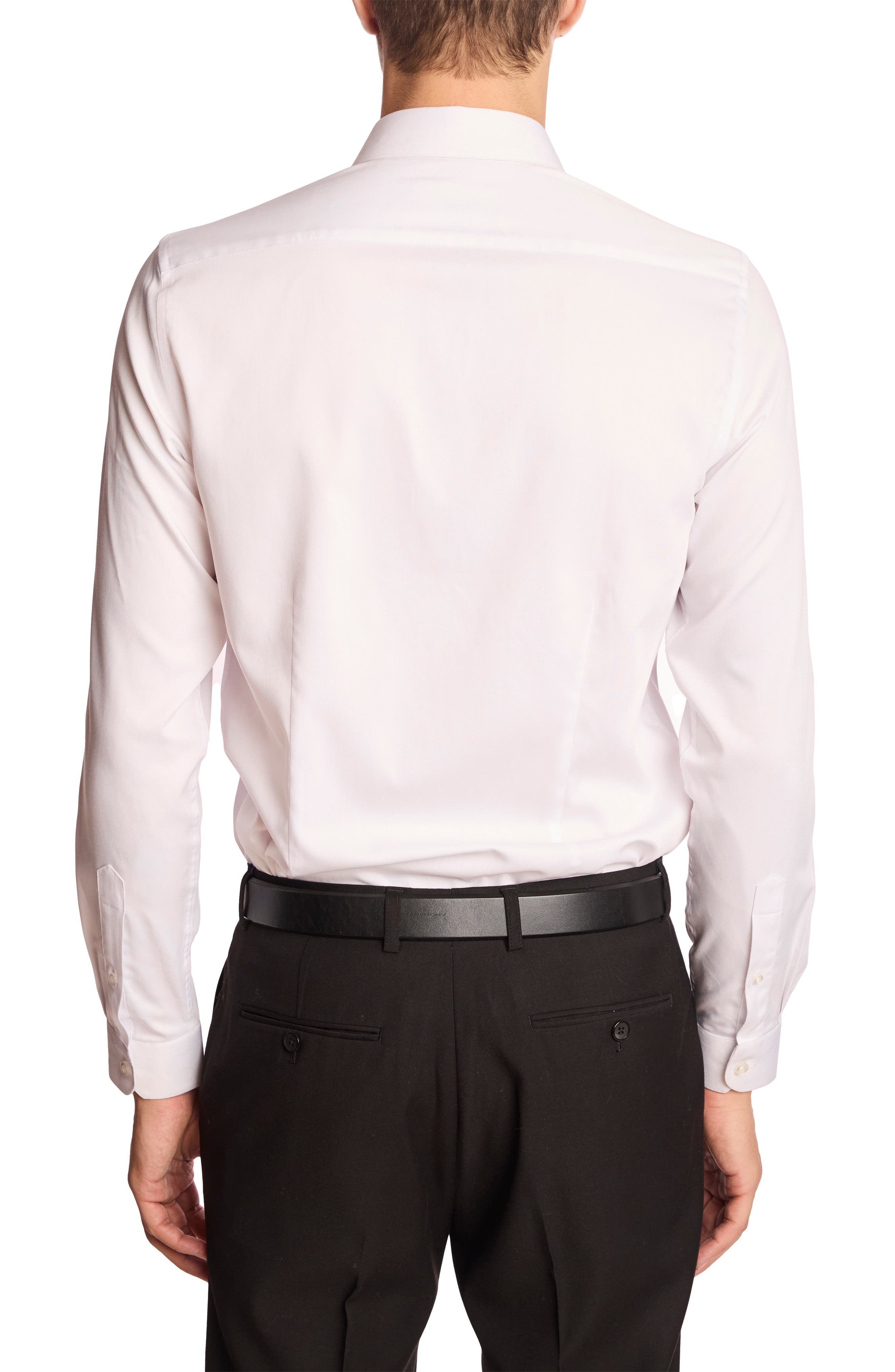 PAISLEY & GRAY Samuel Solid Stretch Cotton Dress Shirt