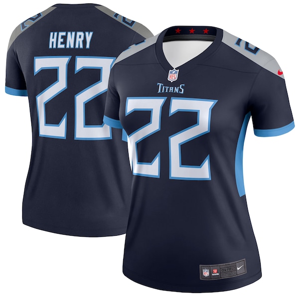 Derrick Henry Tennessee Titans Nike Women's New Legend Jersey - Navy/Light Blue