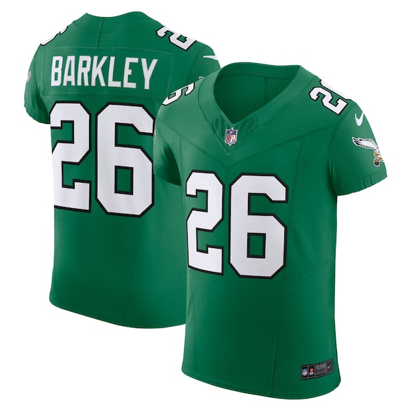 Saquon Barkley Philadelphia Eagles Nike Alternate  Vapor F.U.S.E. Elite Jersey - Kelly Green/Black