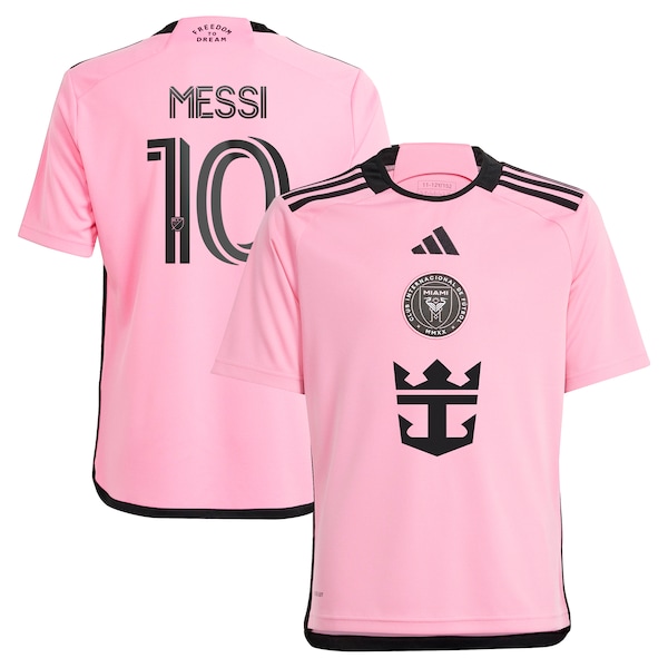 Lionel Messi Inter Miami CF adidas Youth 2024 2getherness Replica Player Jersey - Pink