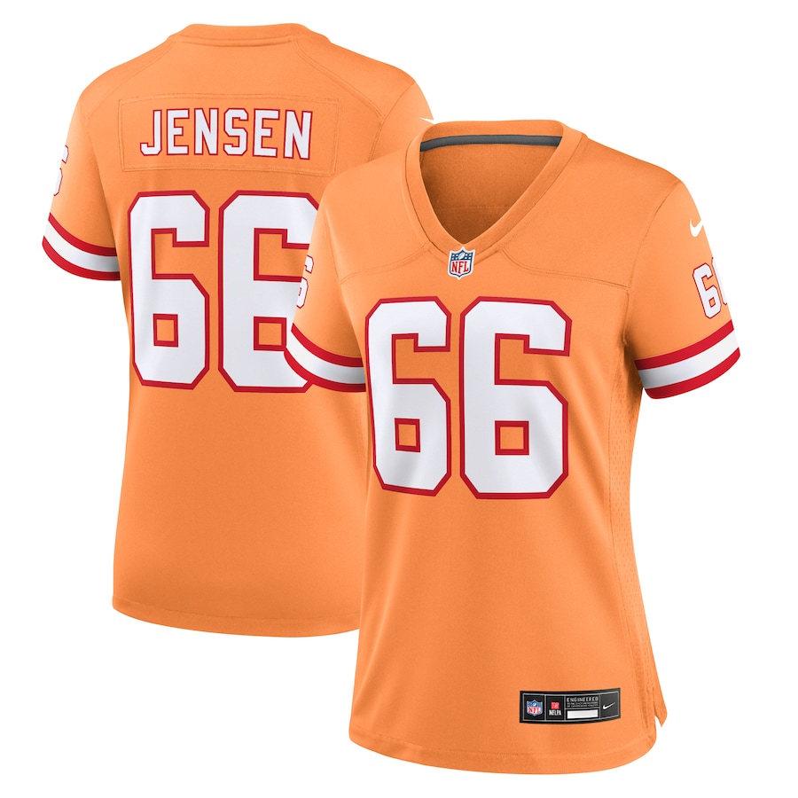 Ryan Jensen Tampa Bay Buccaneers Nike Women's Throwback Game Jersey - Orange