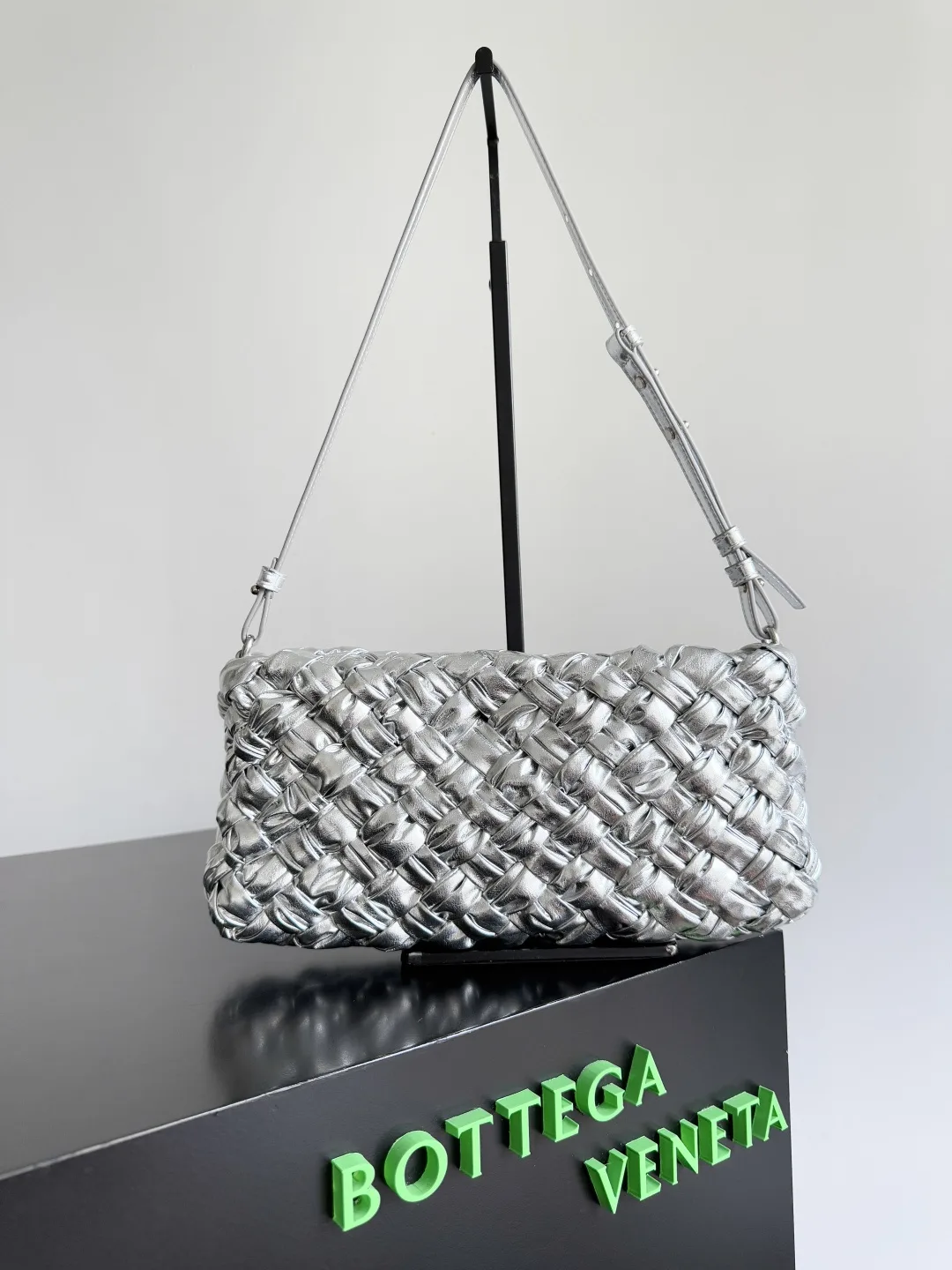 Bottega Veneta Intrecciato Woven Leather Shoulder Bag product photo from LabelPicks