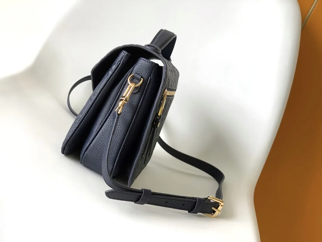 Louis Vuitton Pochette Black Grained Leather Shoulder Bag product photo from LabelPicks