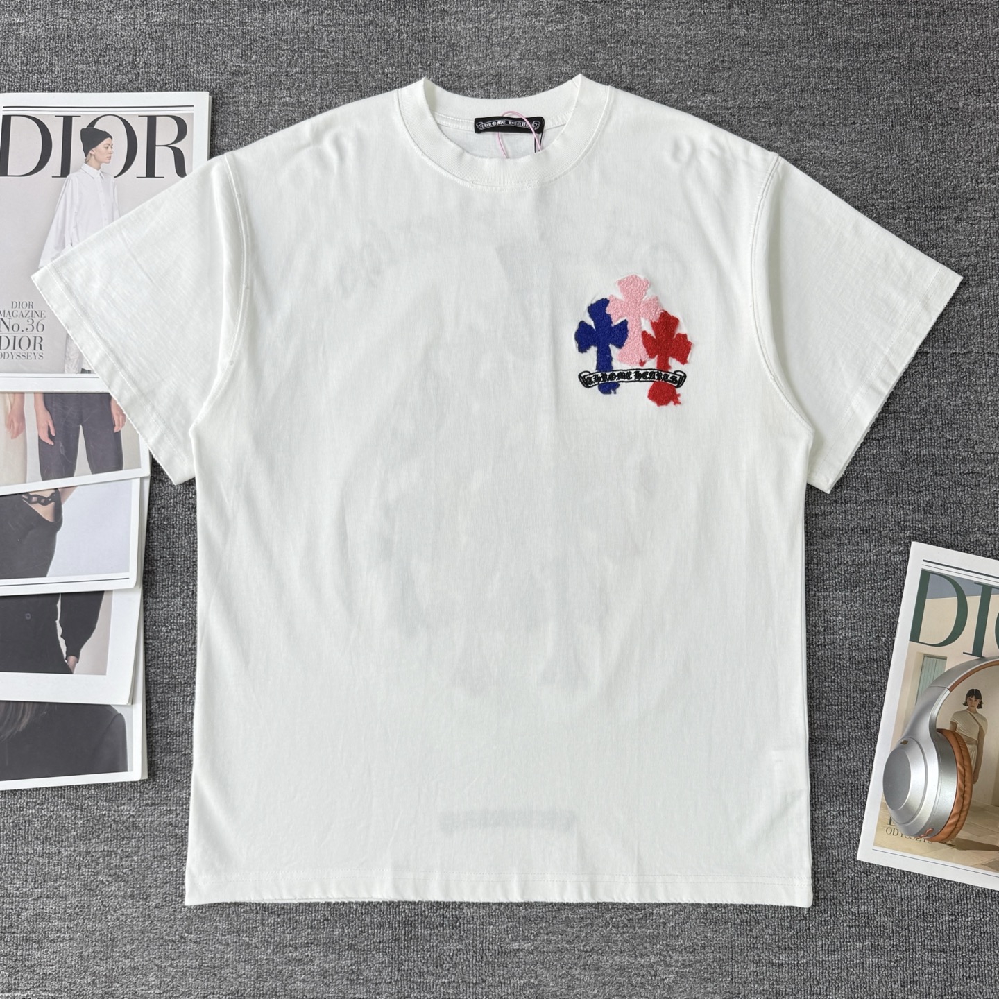 0512 Classic letter prints t-shirt