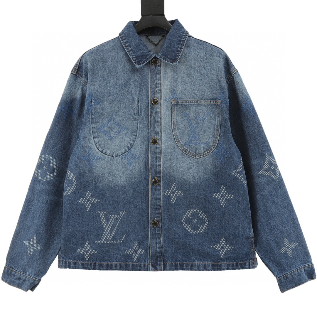 1022 New high quality patchwork full print jacket
