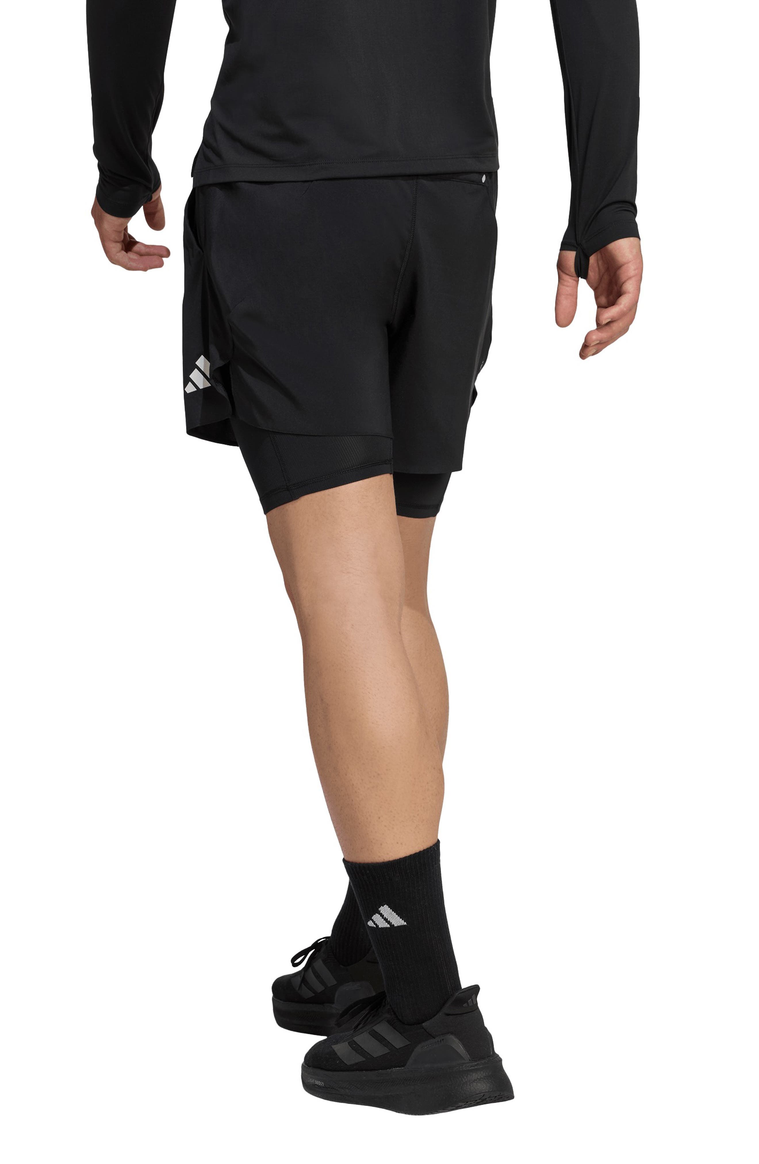 adidas ADI365 Running Iconic Formation 2-in-1 Shorts
