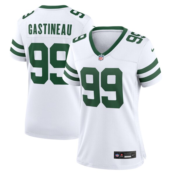Mark Gastineau New York Jets Nike Women's Legacy Retired Player Game Jersey - White/Green