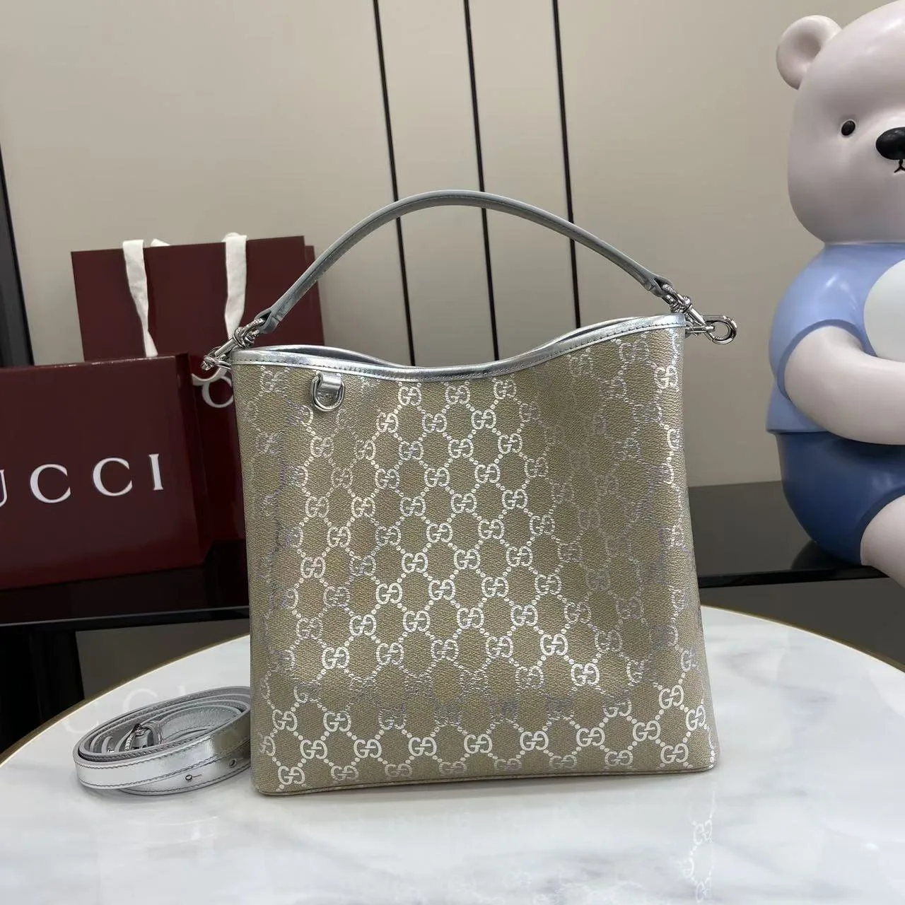 Gucci Silver Shoulder Bag product photo from LabelPicks