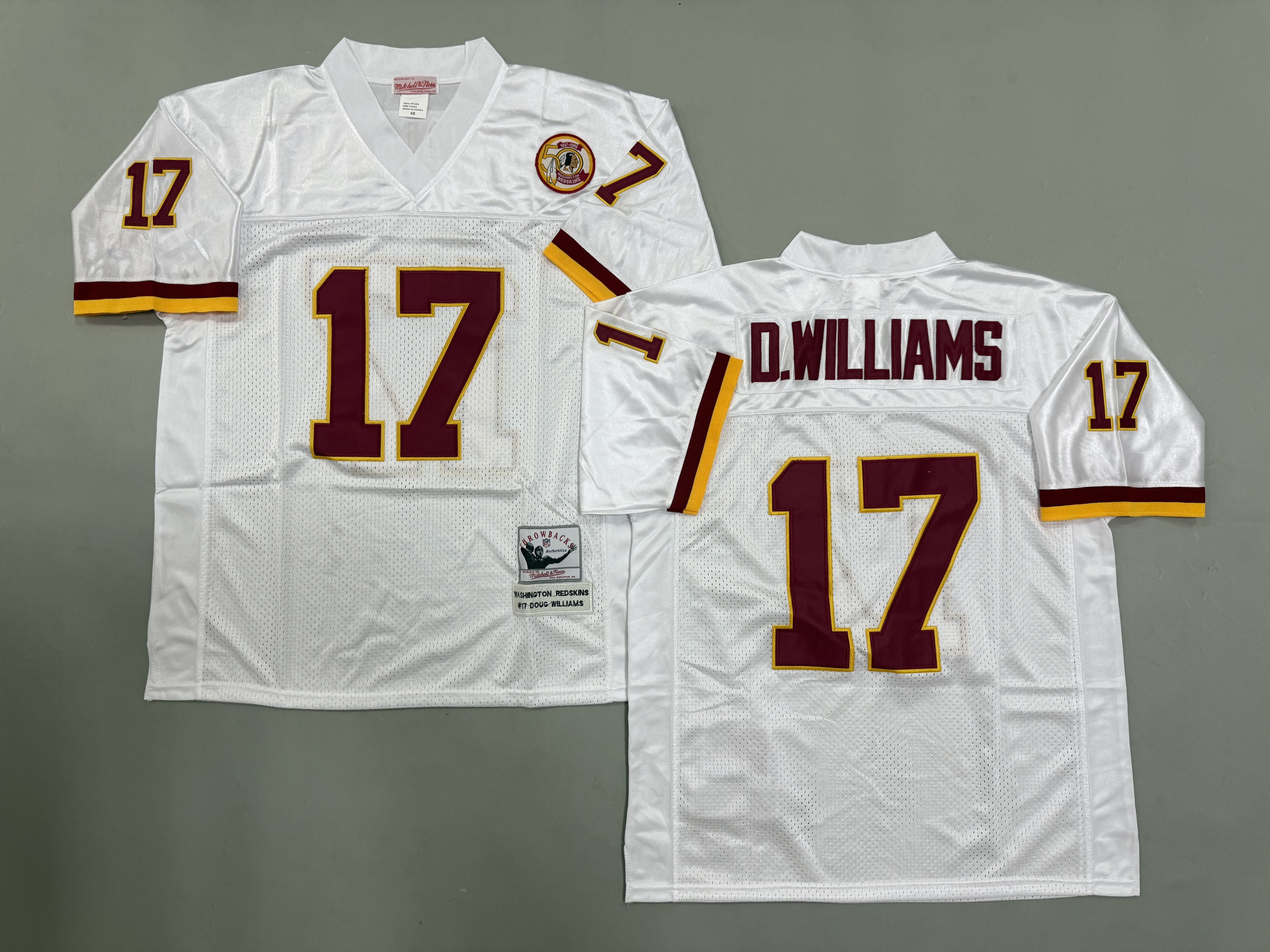 Doug Williams Washington Redskins Authentic Throwback Retired Player Jersey