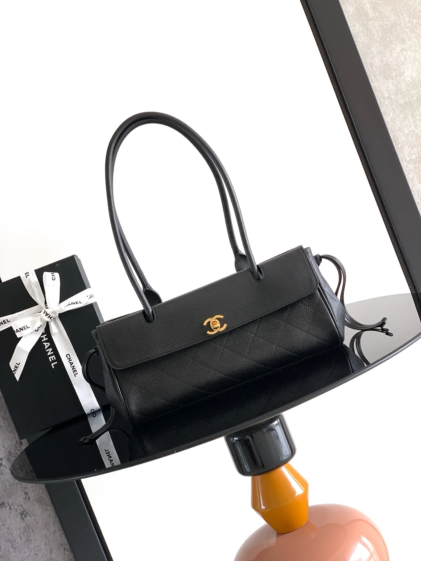 Chanel Quilted Leather Top Handle Bag product photo from LabelPicks