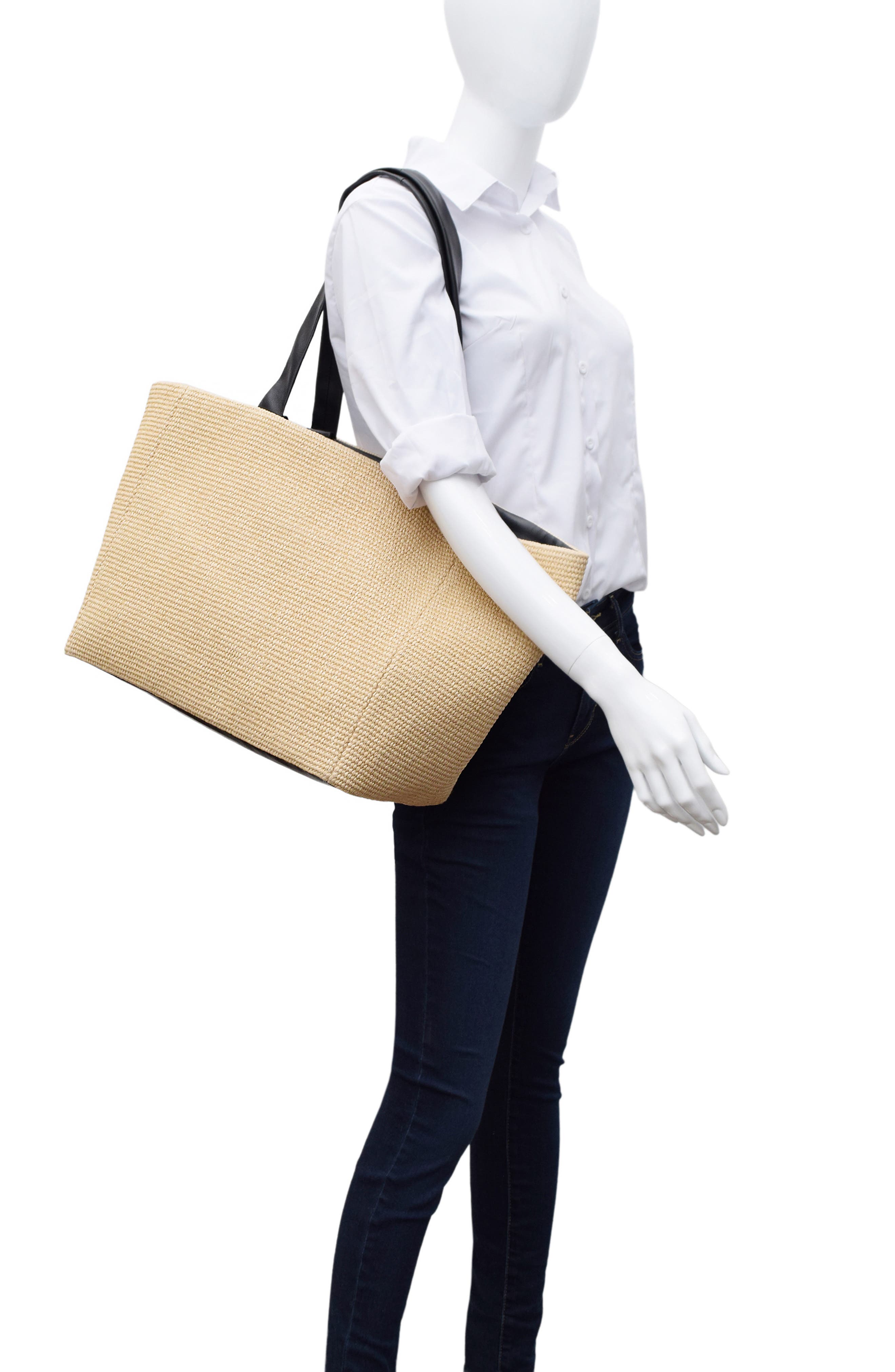Thacker Gill Woven Straw Tote