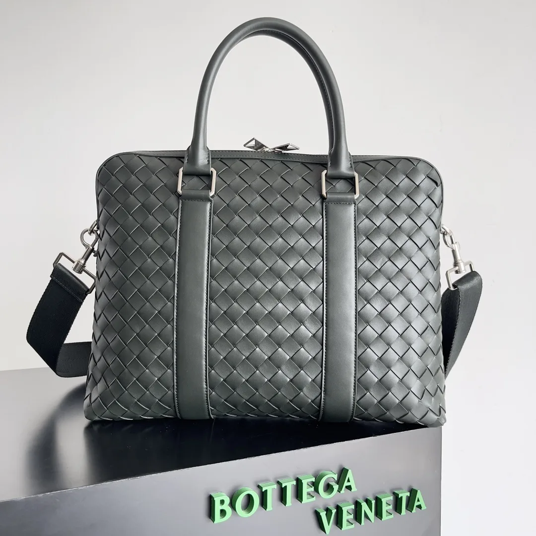 Bottega Veneta Intrecciato Woven Leather Tote Bag product photo from LabelPicks