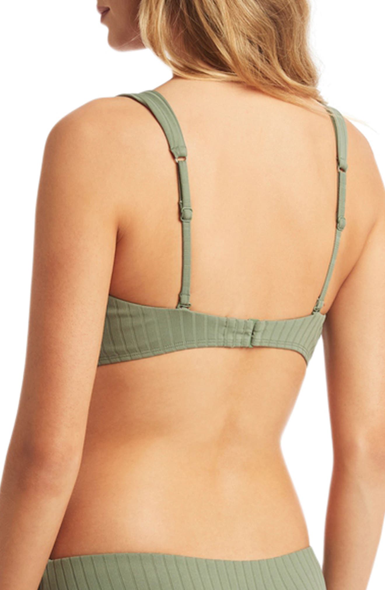 Sea Level Vesper Longline Triangle Bikini Top