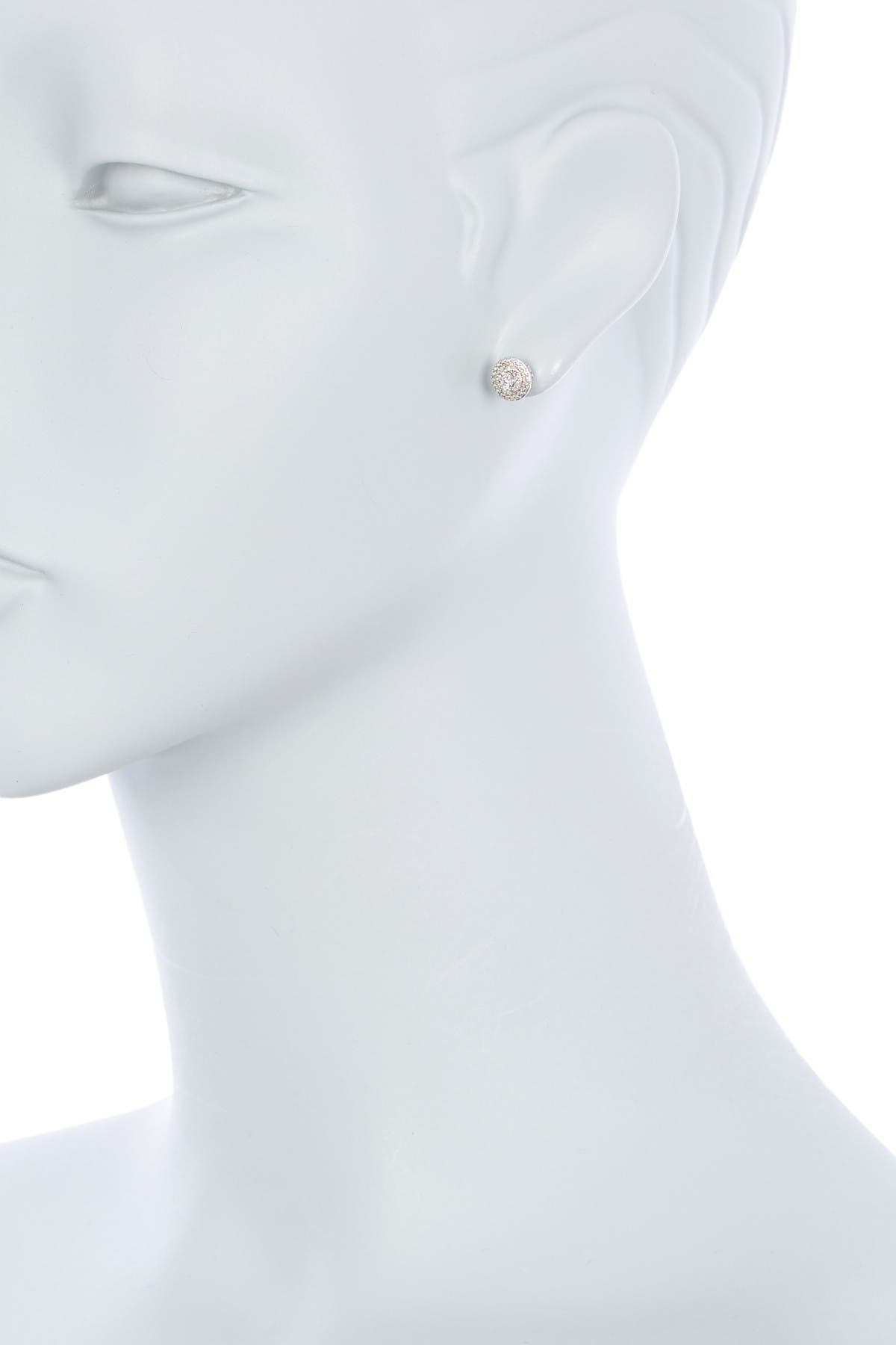EFFY Sterling Silver Diamond Stud Earrings - 0.10 ctw