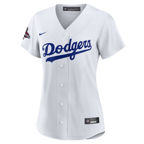 Los Angeles Dodgers Nike Women's 2024 World Series Champions Home Custom Replica Jersey - White