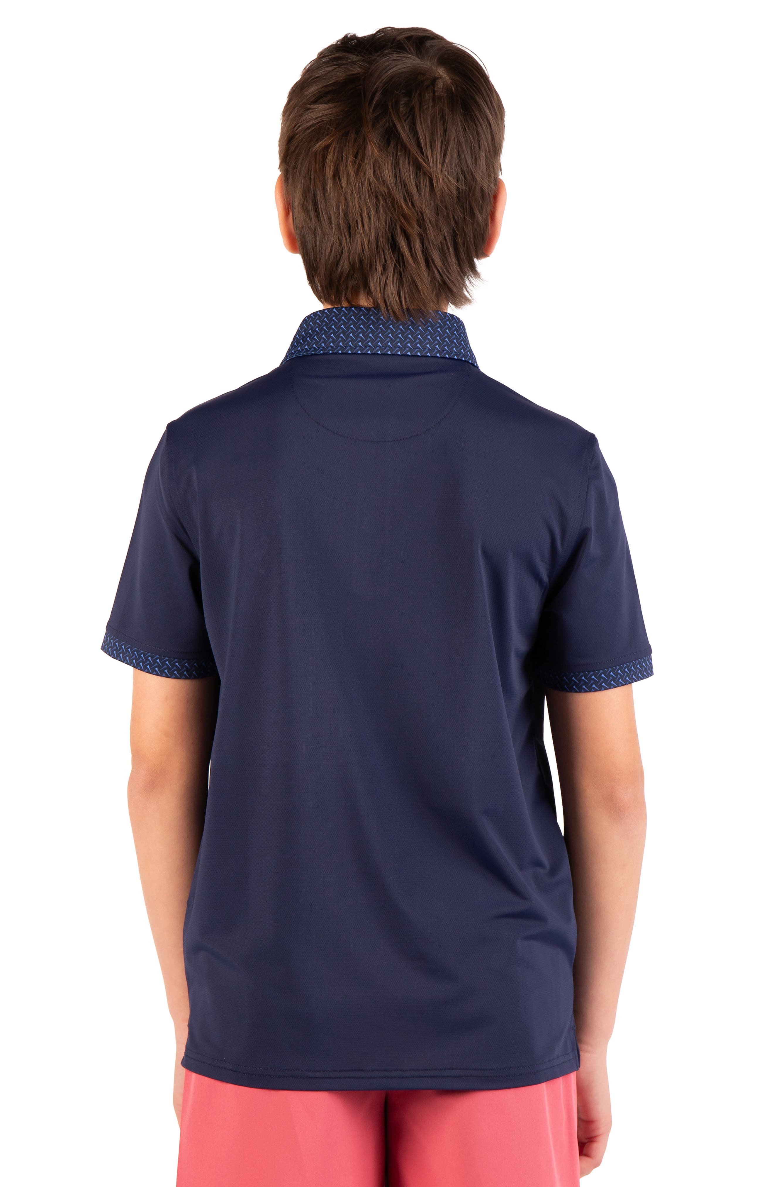 TailorByrd Kids' Micro Perforated Polo