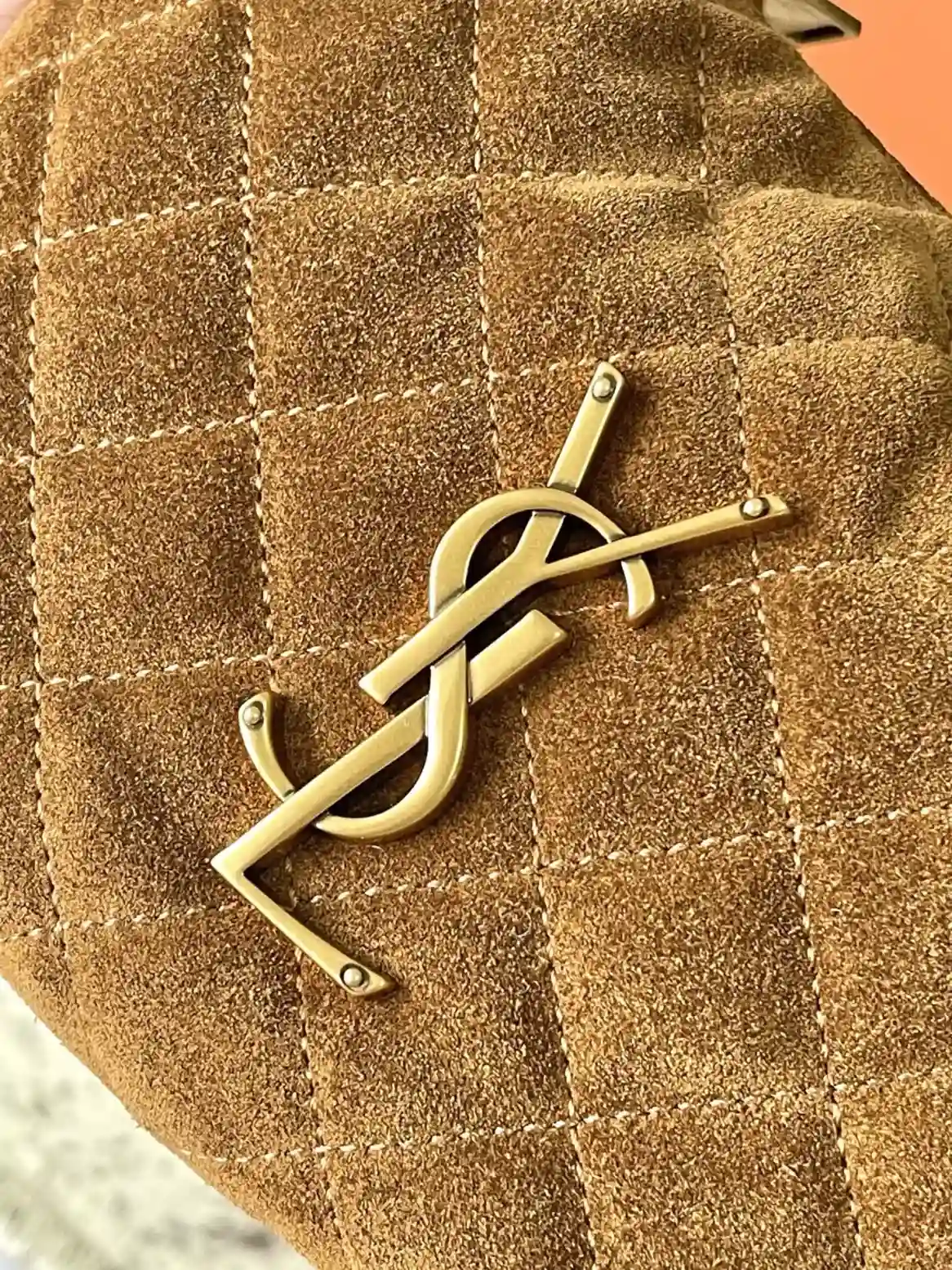 Saint Laurent Brown Quilted Leather Hobo Bag product photo from LabelPicks