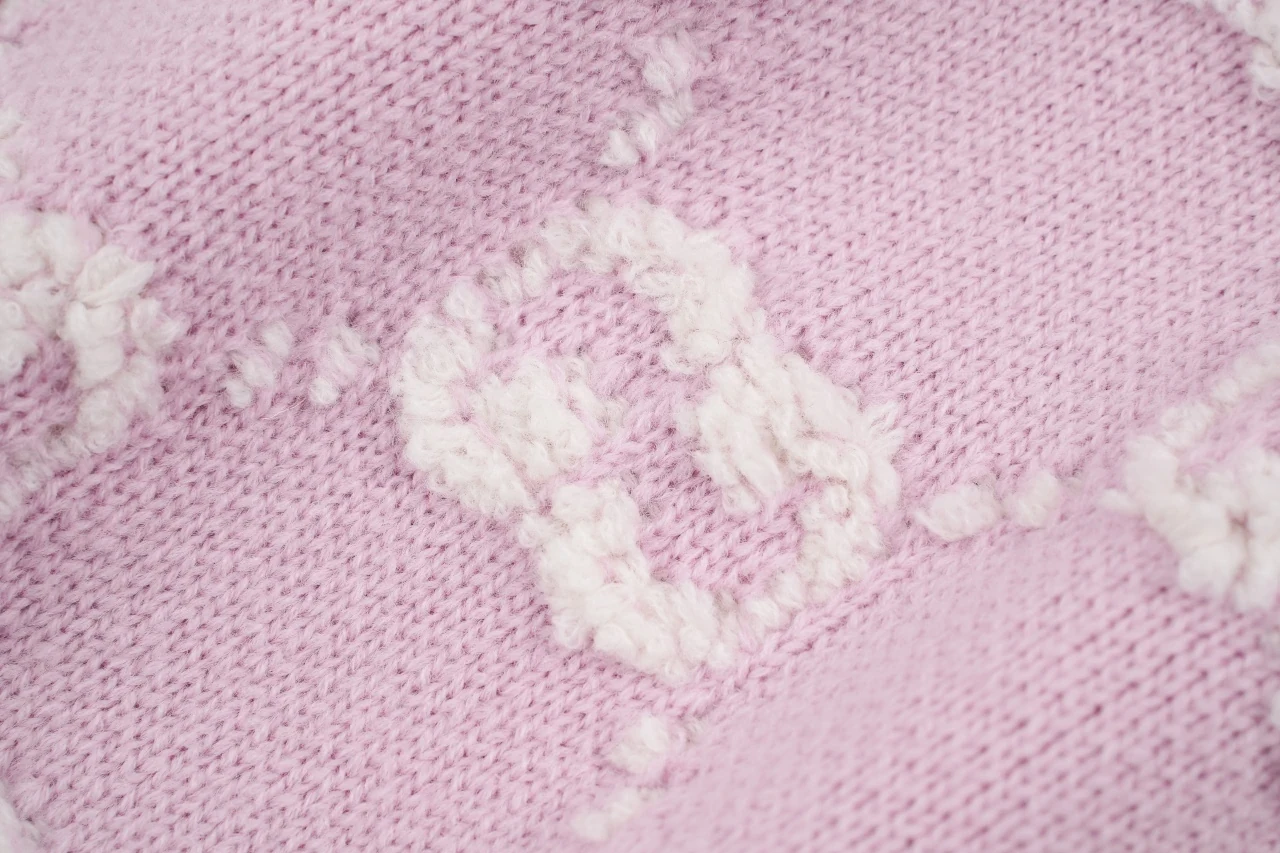 GUCCI Pink GG Jacquard Wool Cardigan product photo from LabelPicks