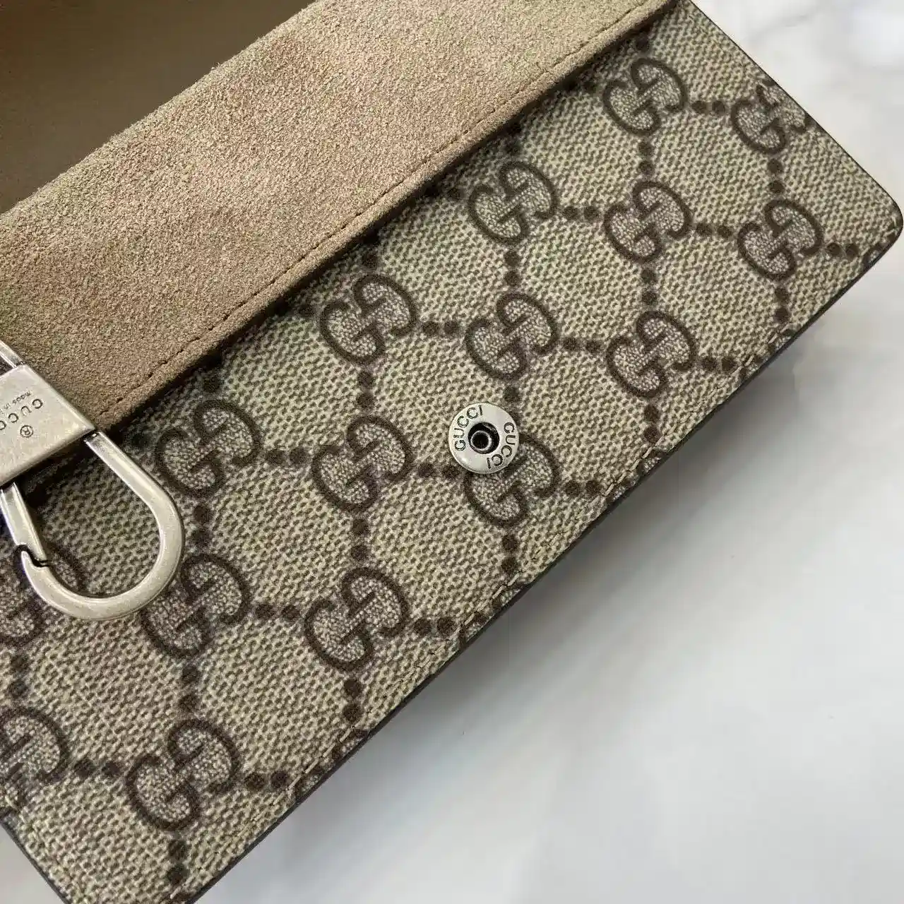 Gucci Dionysus Canvas and Suede Crossbody Bag product photo from LabelPicks