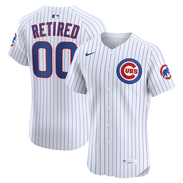 Chicago Cubs Nike  Home Elite Pick-A-Player Retired Roster Jersey - White