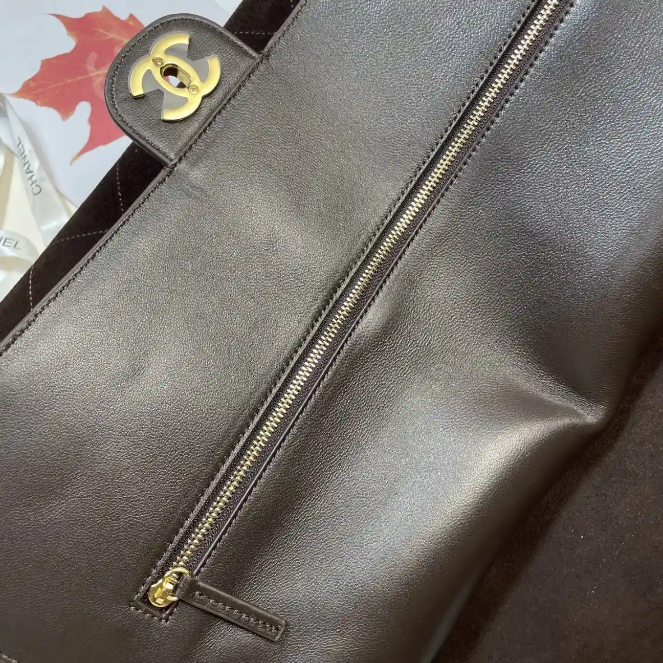 Chanel Classic Flap Grained Leather Tote Bag product photo from LabelPicks