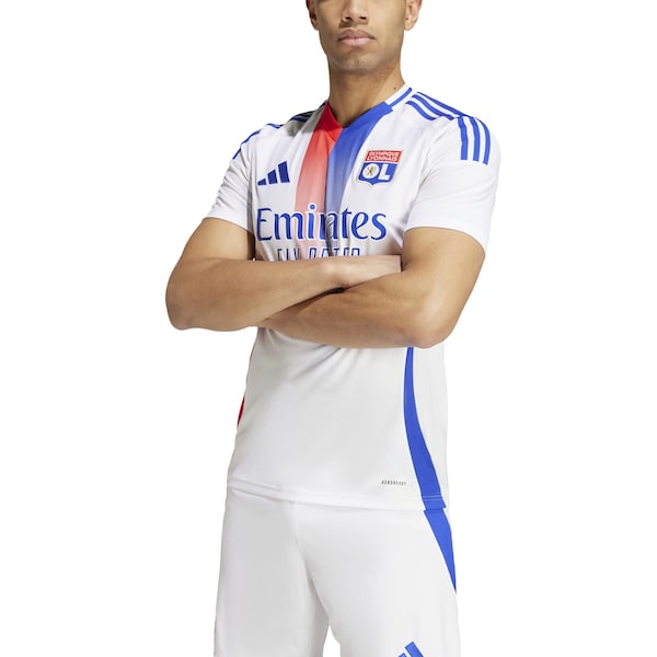 Olympique Lyonnais adidas 2024/25 Home Replica Jersey - White