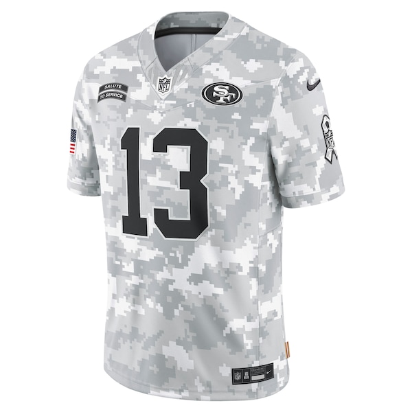 Brock Purdy San Francisco 49ers Nike 2024 Salute to Service Limited Jersey - Arctic Camo