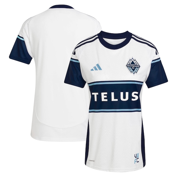 Vancouver Whitecaps FC adidas Women's 2025 The Peak Replica Jersey - White