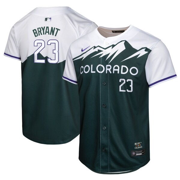 Kris Bryant Colorado Rockies Nike Youth City Connect Limited Player Jersey - Green